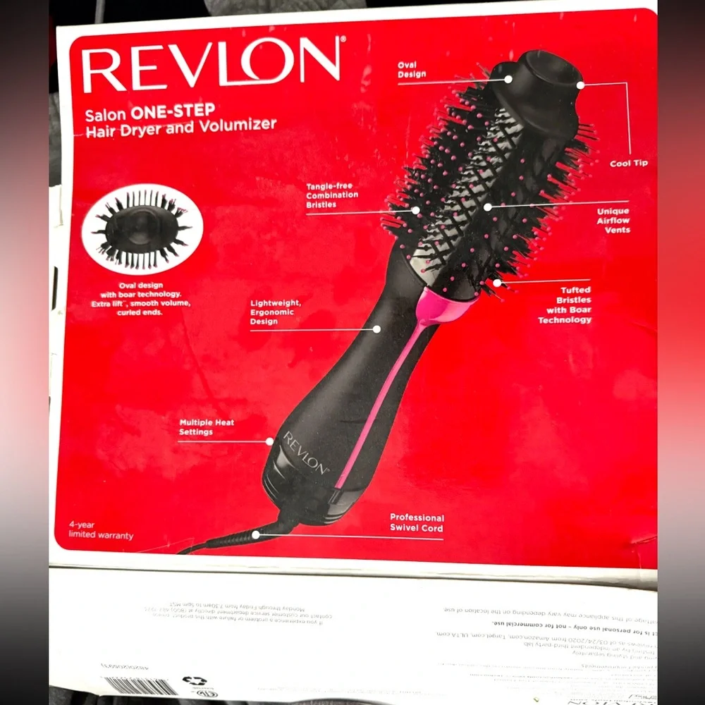 Revlon Black and Pink Hair Dryer and Volumizer‎
